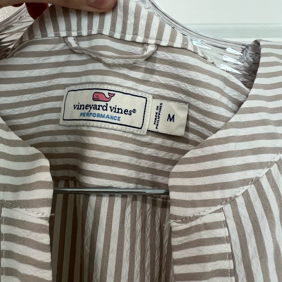 Vineyard Vines Performance Seersucker Swim Cover-Up Dress - Picture 5 of 5